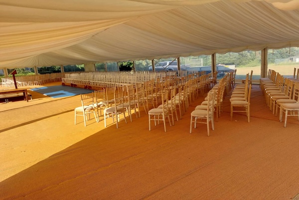 12m x 30m Marquee With Linings And Stage