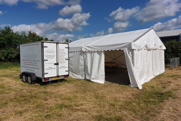 6m Catering Marquee With Chiller Trailer