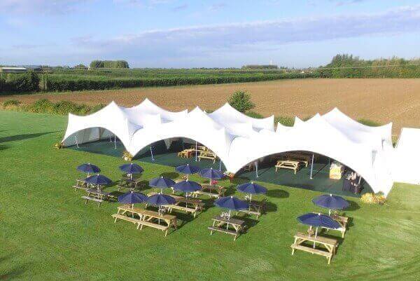 Event with Trapeze Marquee
